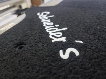 Preview: Fußmatten Beflockt nach Kundenwunsch