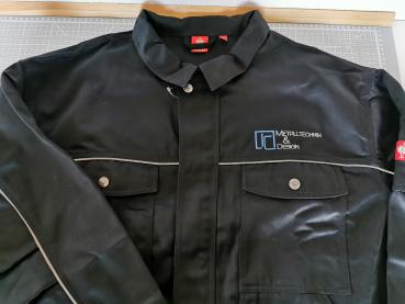 Firmenbekleidung mit Bestickung für die Firma "Metalltechnik & Design"
