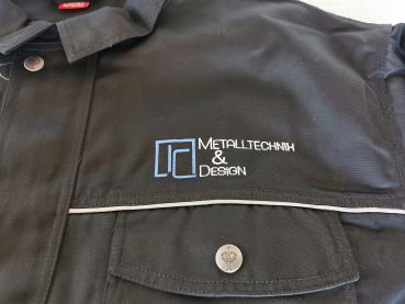 Preview: Firmenbekleidung mit Bestickung für die Firma "Metalltechnik & Design"