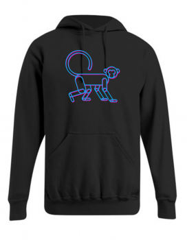 "Retro Affe" Männer Hoody