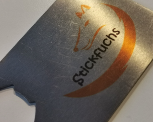 Flaschenöffner aus Edelstahl